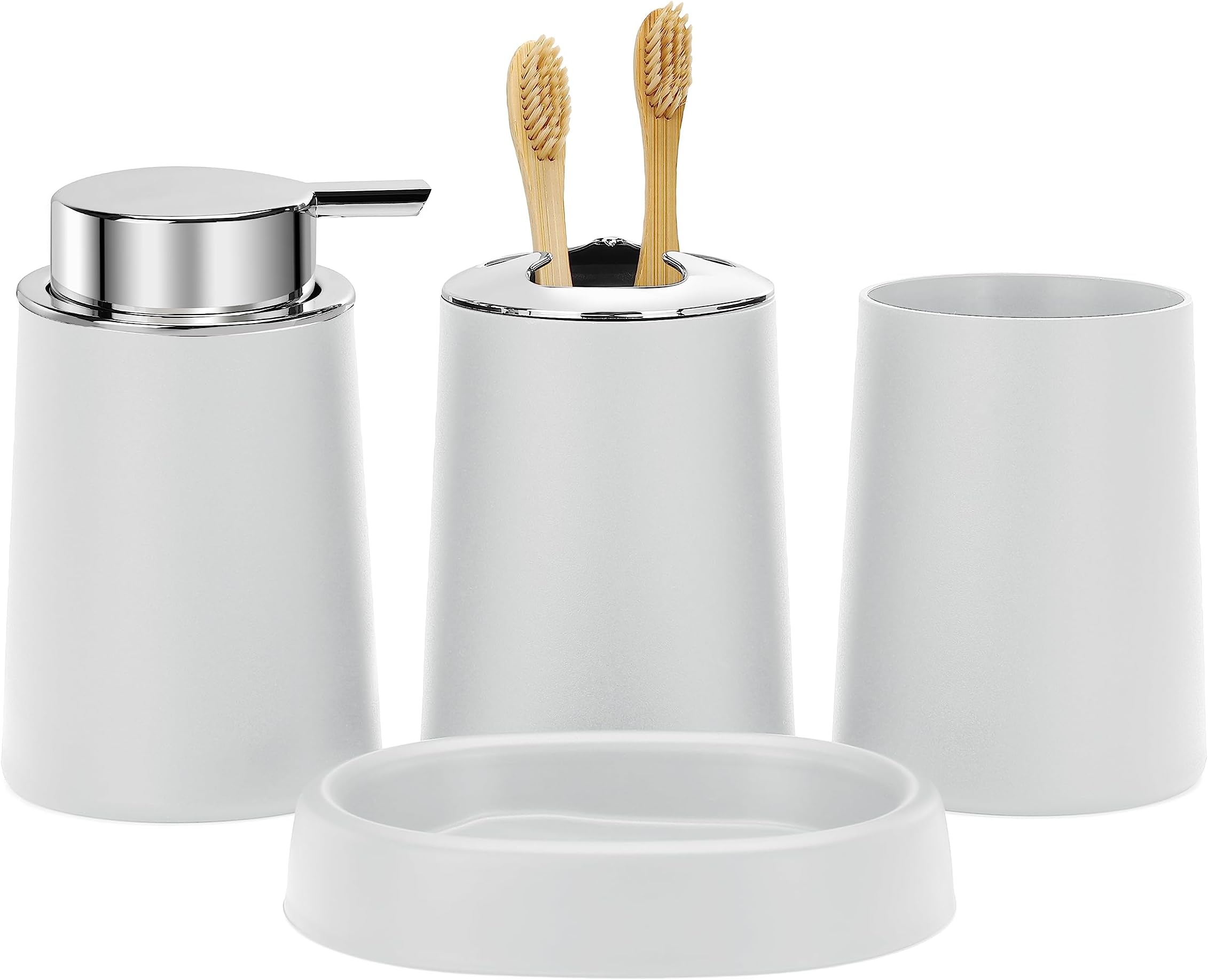 FEILANDUO Ensemble d'accessoires de salle de bain,4 pièces,accessoire