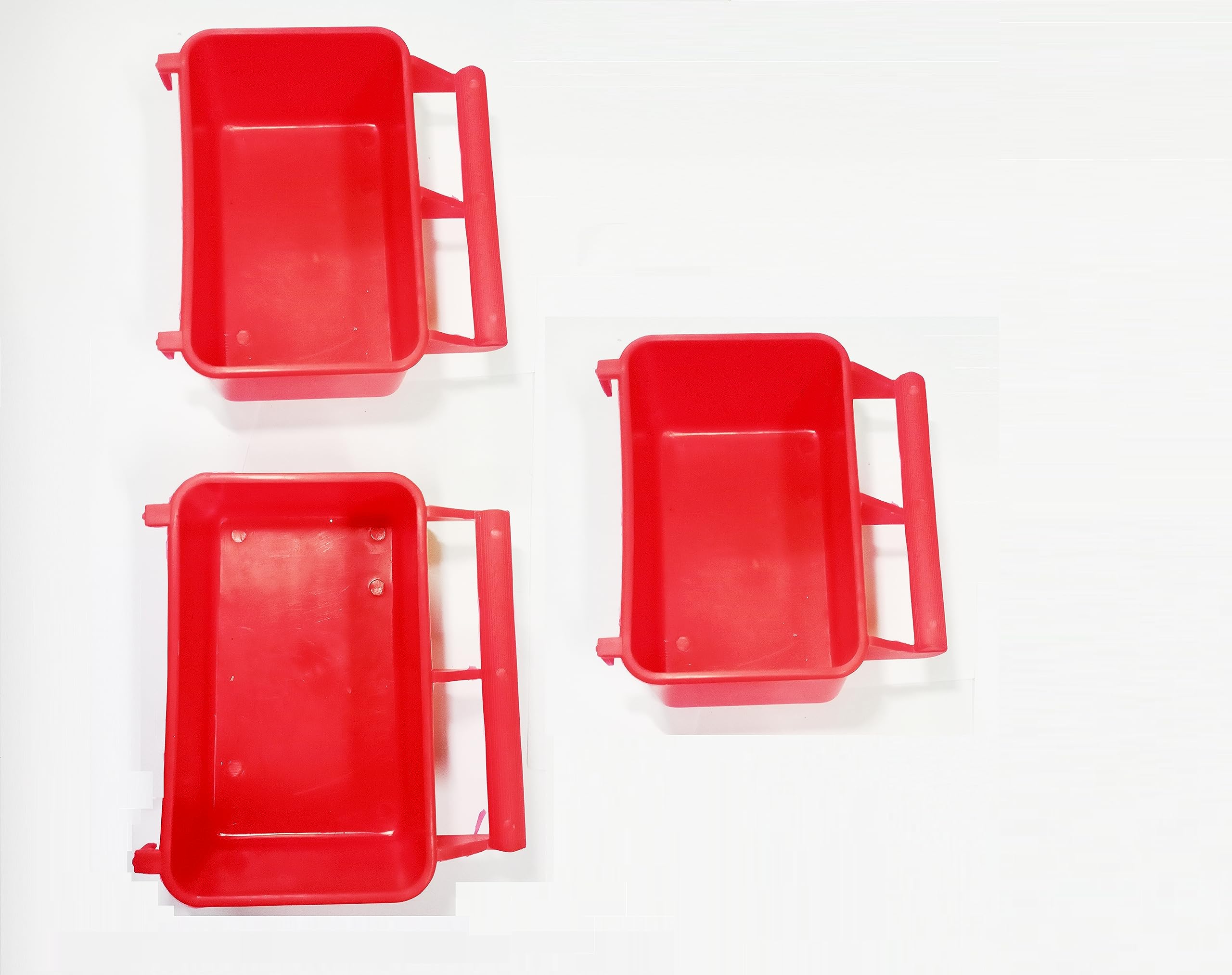 AL-Bi Bird Food Feeder Water Bowl, Bird Cage with Plastic Hanging Support (Pack of 3) (B0CD3VBQRG) Amazon Price History, Amazon Price Tracker