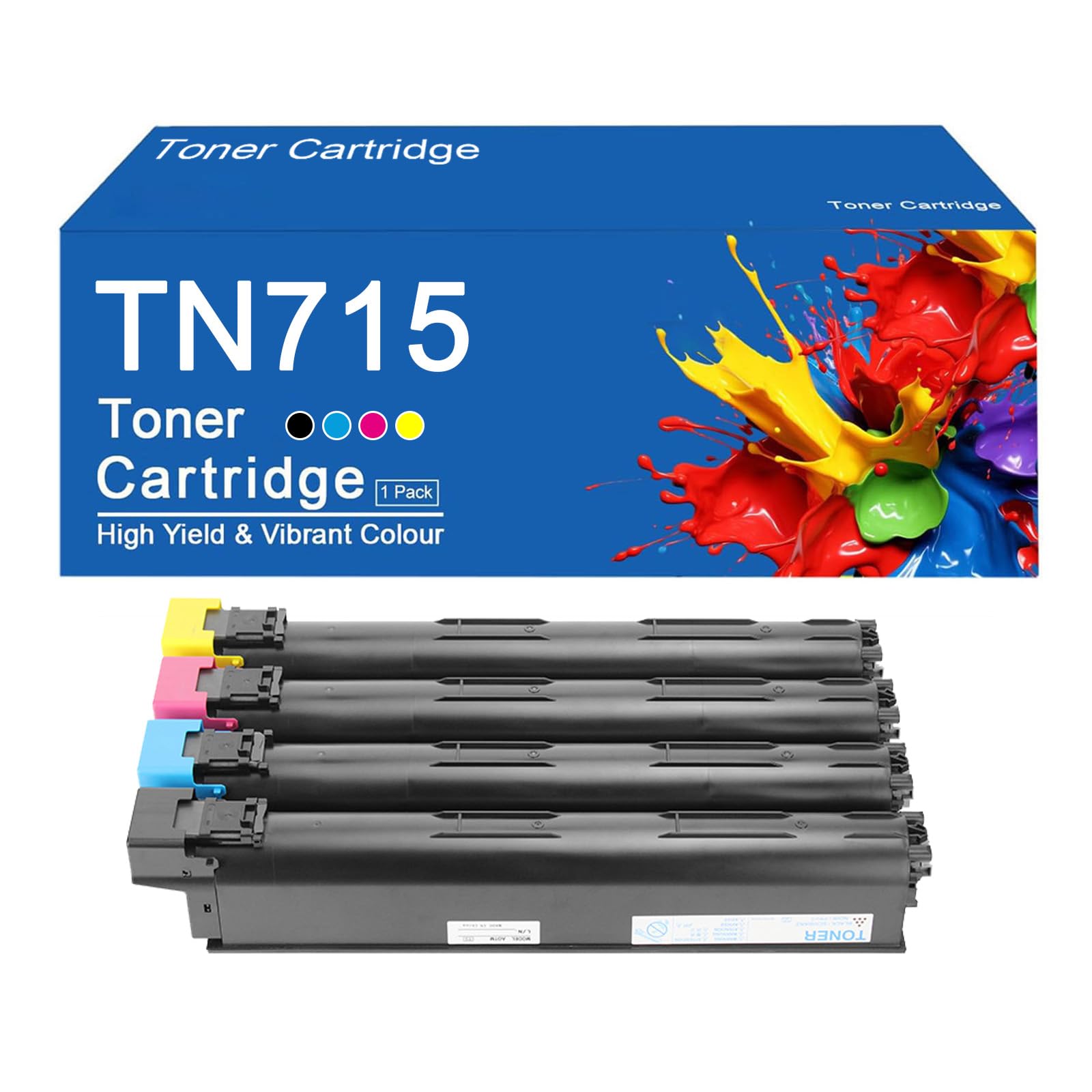 Toner TN715 compatible Konica C750i pour rapports de bureau