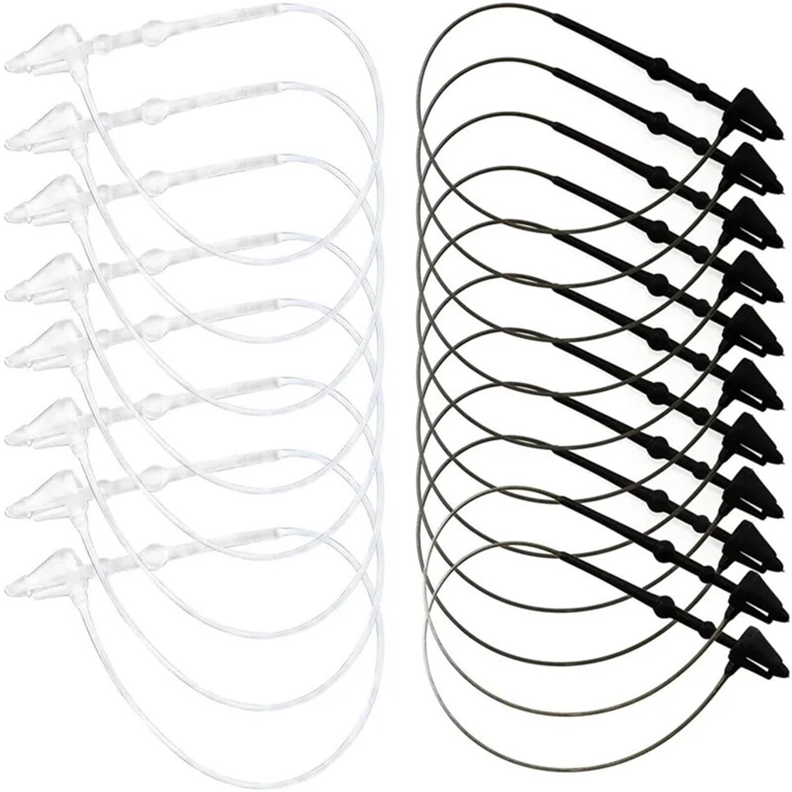 2000 chiusure a scatto in plastica per etichette, 7,6 cm, 10,2 cm, 12,8 cm, 17,8 cm, 22,9 cm, 22,9 cm, colore nero