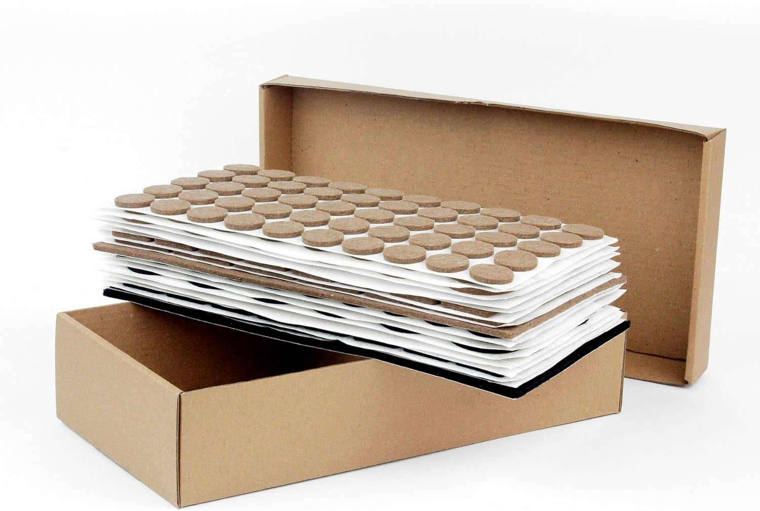 Mega Value Pack Self-Adhesive Felt Furniture Pads for Hardwood Floors