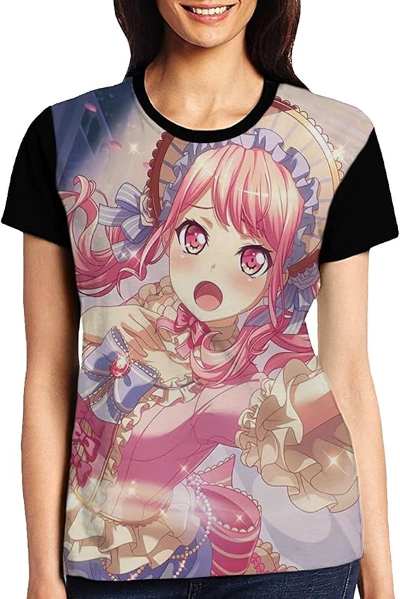 Amazon ガルパ 丸山彩 2 人気 レディース 半袖 夏服 レジャープリントｔシャツ 女の子 柔らかい 快適 トップス おしゃれ かわいい 3dプリント Tシャツ カットソー 通販