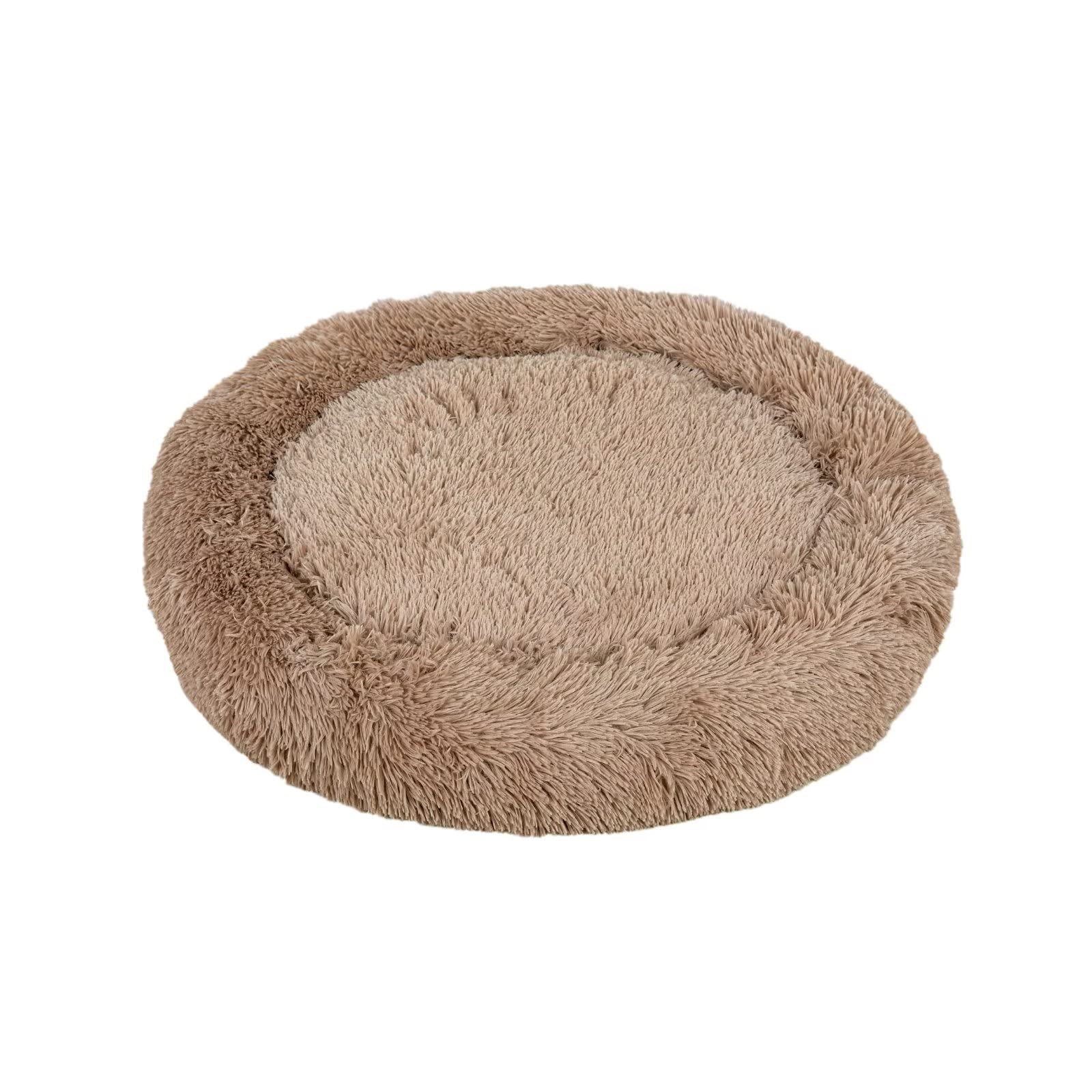 Deluxe Rundes Hundebett – Donut-Form Mit Reißverschluss, Rutschfester Boden, Für Hunde & Katzen