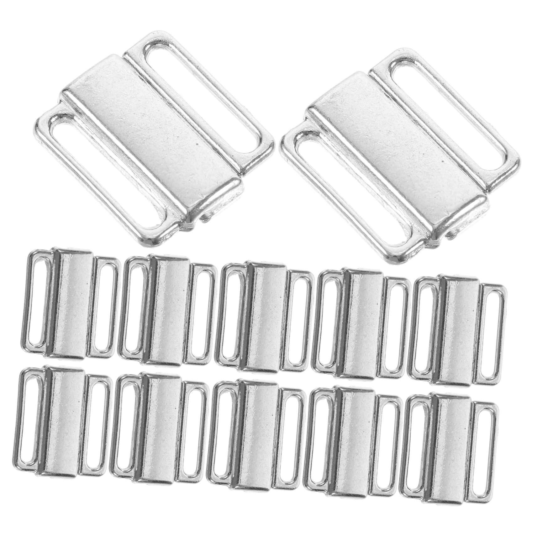 VILLCASE Odorless Lightweight Alloy Bra Clasps Buckles Bra Strap Clips Shoulder Strap Clips Buckles