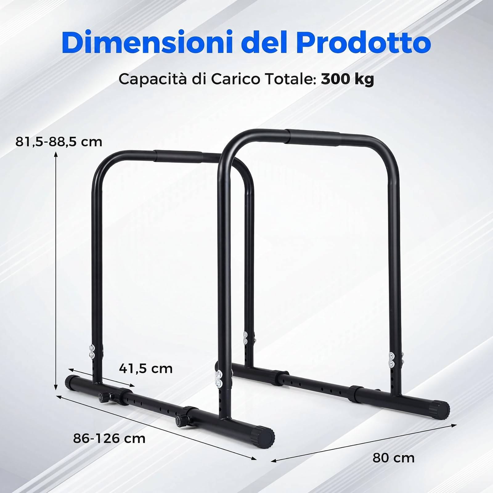 COSTWAY Parallele Calisthenics Regolabili