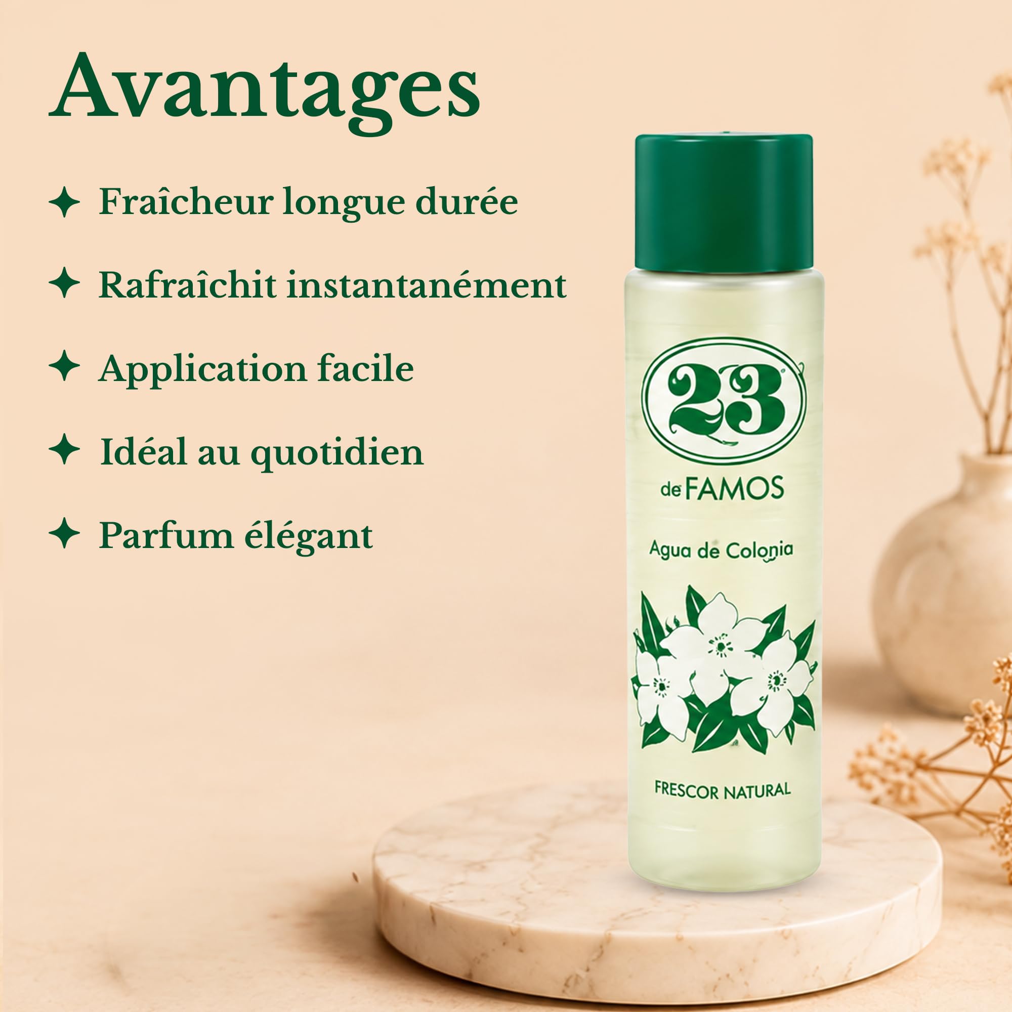 Eau de Cologne 23 de famos, 300ml
