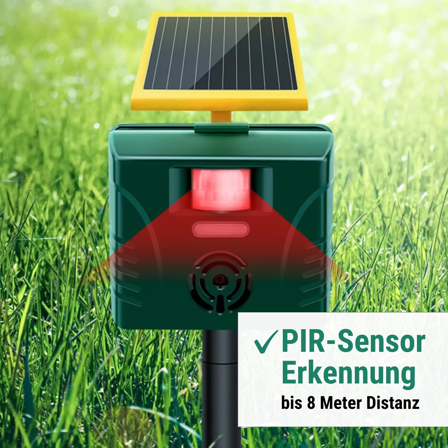 Agrarzone Ultraschall Tiervertreiber Solar Plus Tierabwehr Schädling
