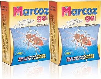 MMR Making Marvelous Marcoz Gel Ultimate cockroach killer gel for home Kitchen Safe, Odourless, Fast and Convenient Powerfull 20g Pack of (2)