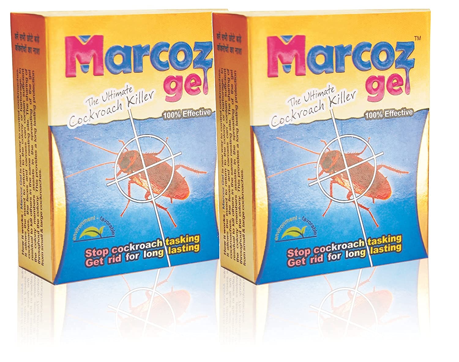 MMR Making Marvelous Marcoz Gel Ultimate cockroach killer gel for home Kitchen Safe, Odourless, Fast and Convenient Powerfull 20g Pack of (2)