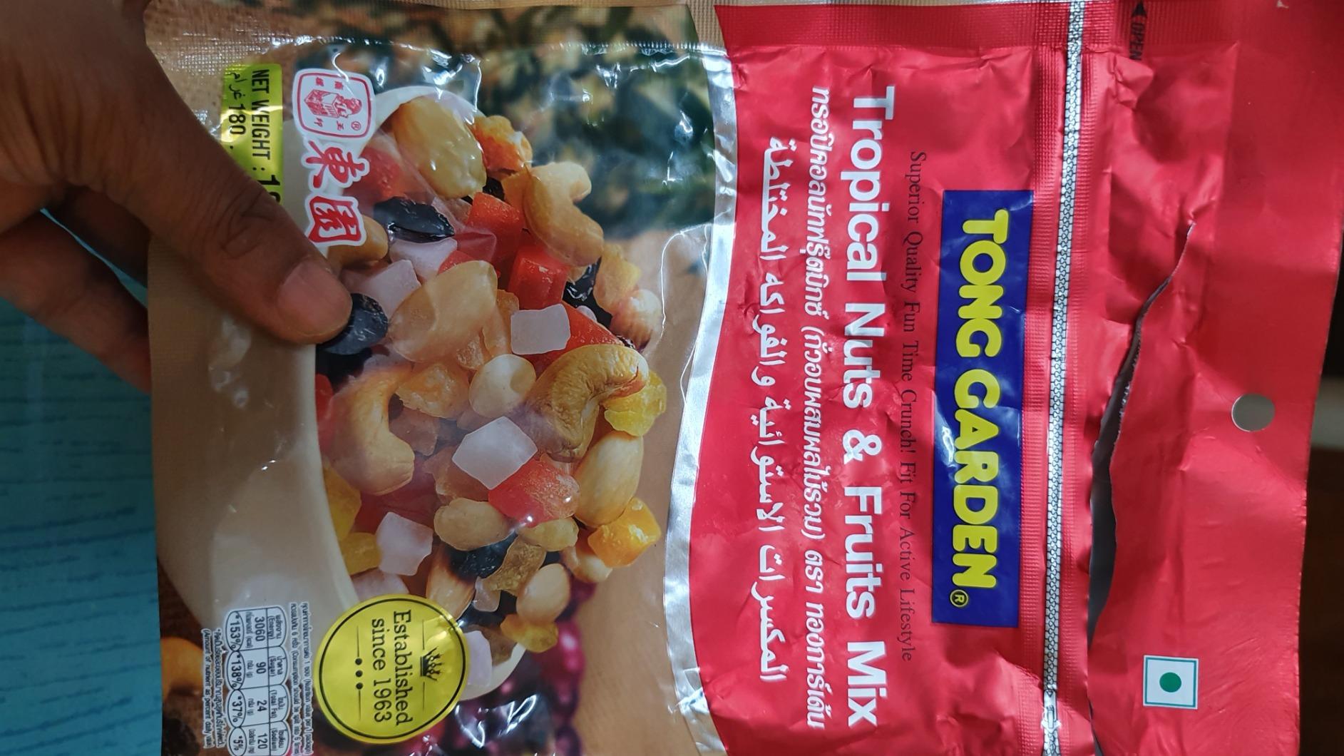 Tong Garden Imported Tropical Nuts & Fruits Combo, 360 Gm (180 Gm X 2) Amazon.in Grocery