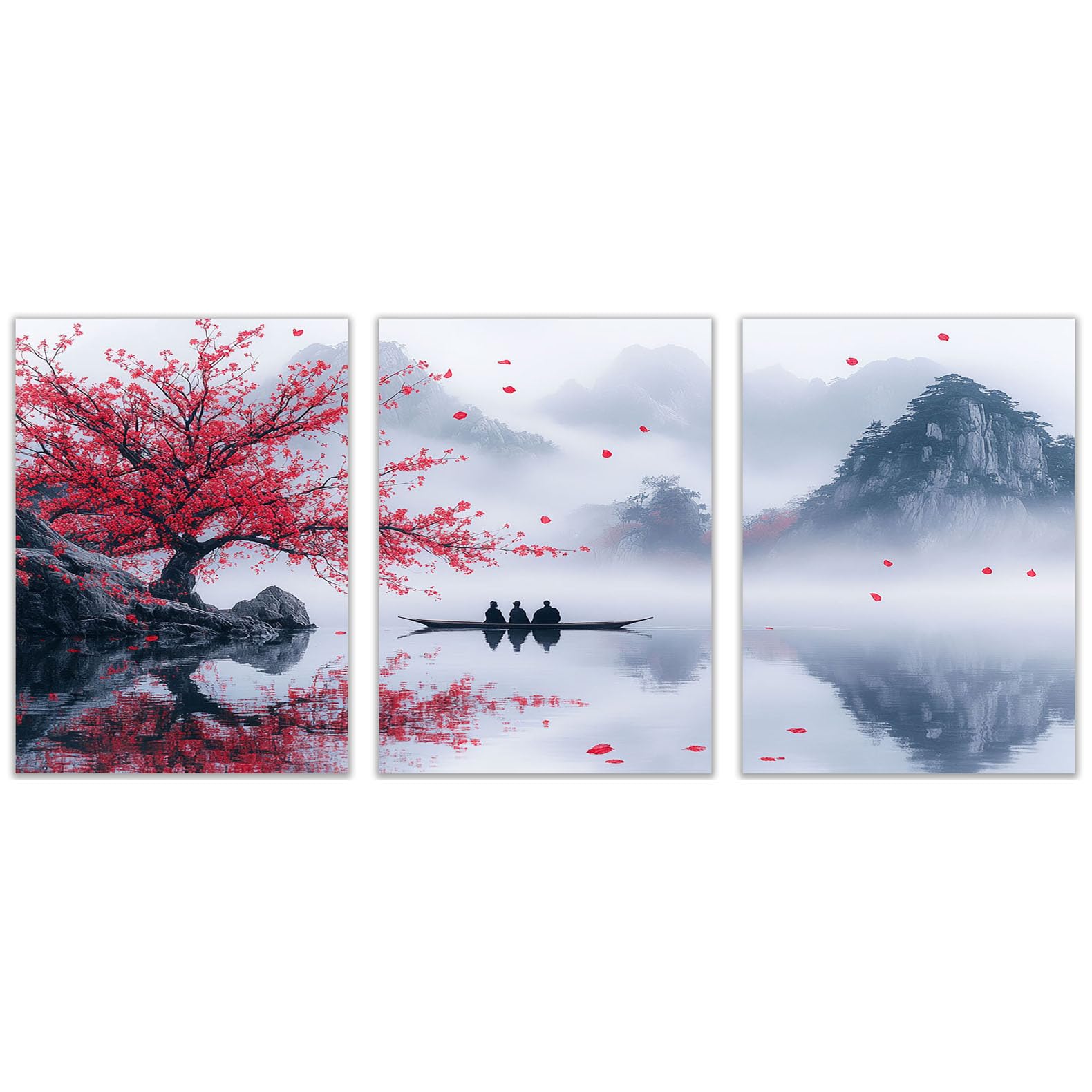 ヴェトゥイユのモネの庭 アートポスター ひまわり 夏 名画 絵画 風景画 ポスター アートパネル 特大 AP221 絵画 BROOMIN アートポスター専門店  通販 12029871｜Creema(クリーマ) NEKAOEU(ネカオウ) 3枚セット 植物 ポスター アートパネル 夜の湖の木々 北欧 パネル 緑 葉 風景 ポスター, の花 風