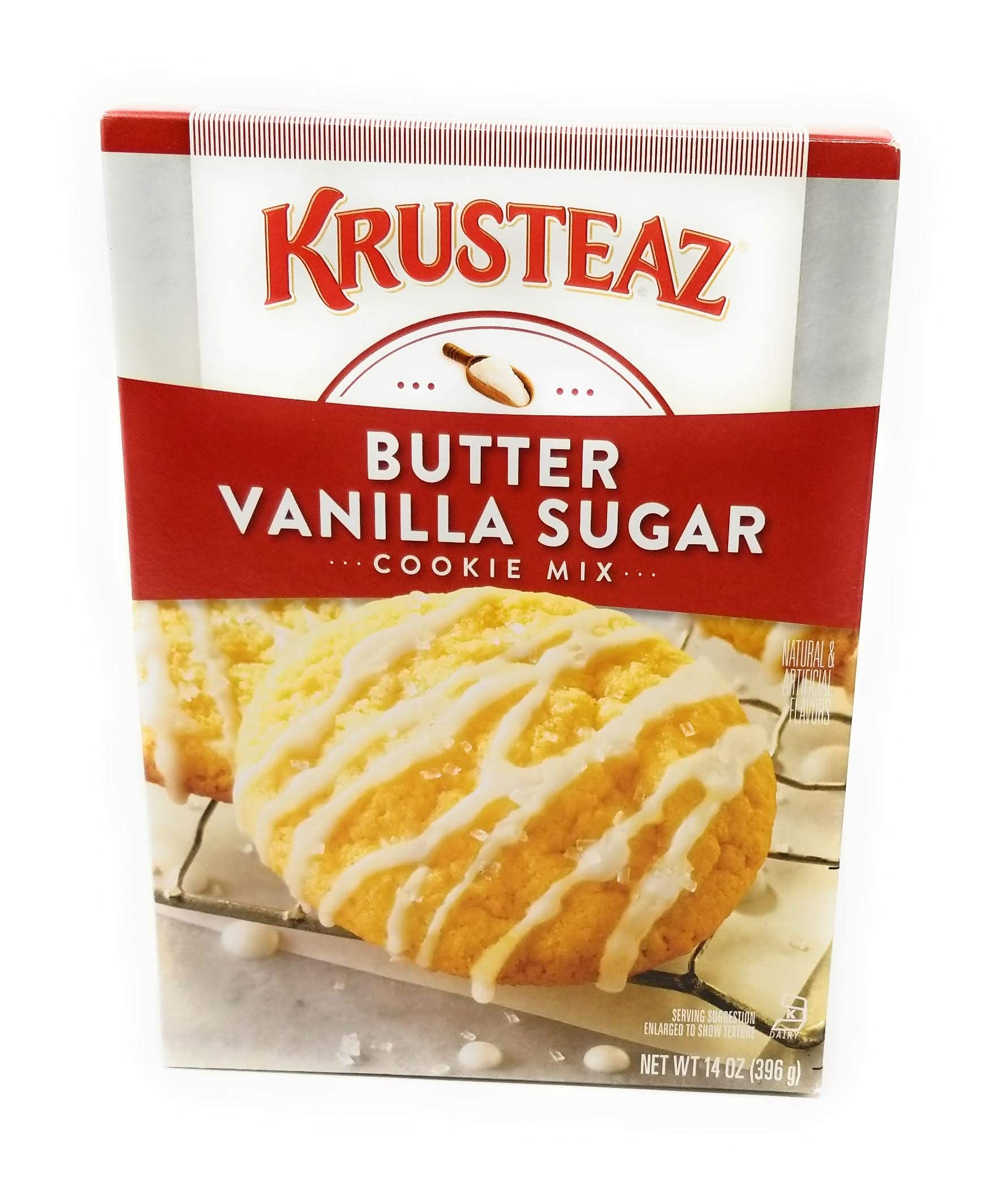 Krusteaz Cookie Mix, Butter Vanilla Sugar Cookie Mix, 14 Ounce Box (Pack of 2)