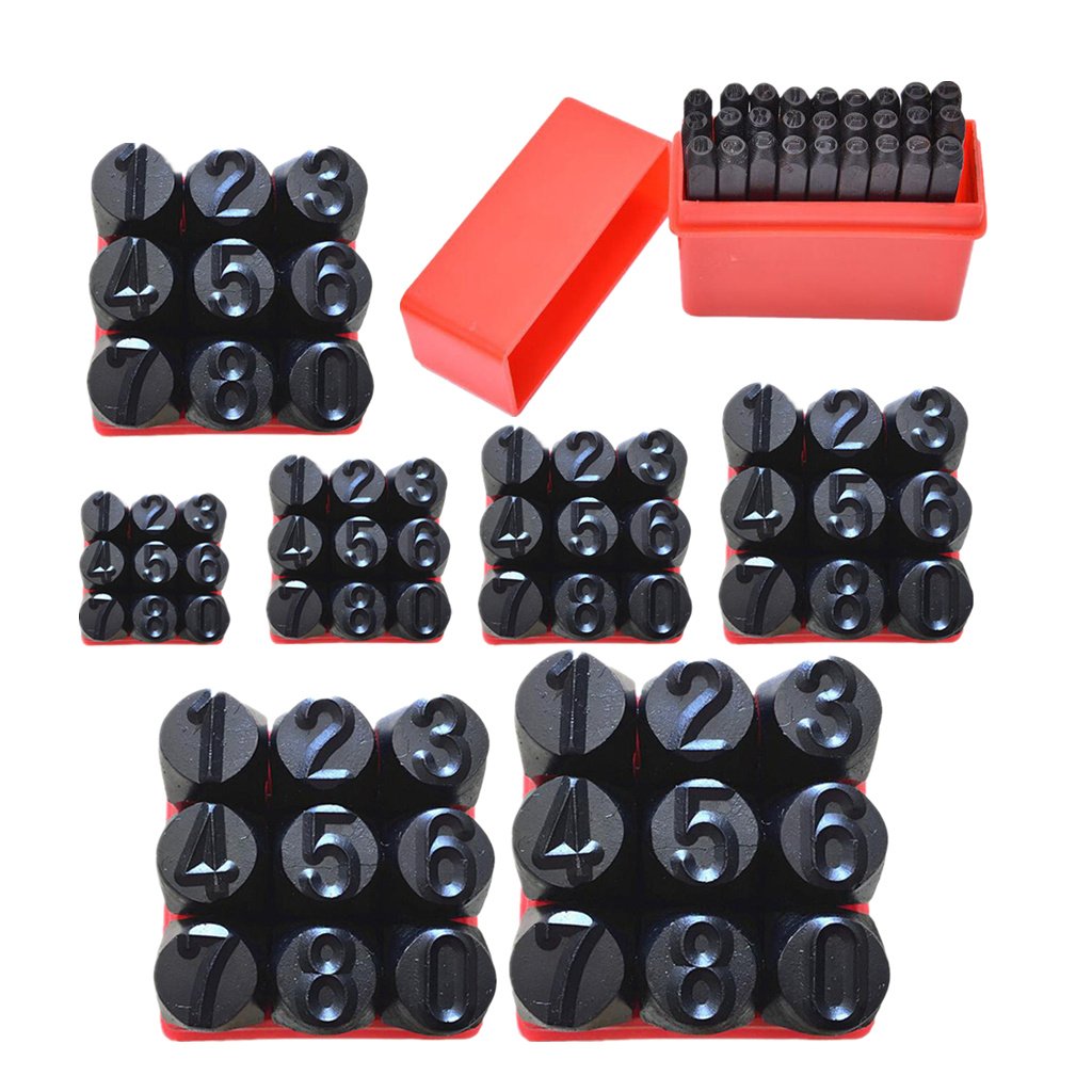 Alphabet Numbers Stamps Craft Letters Punch Metal Leather Tool Number 3mm | Home & Garden | Tools | Hand Tools | Punches-image-31