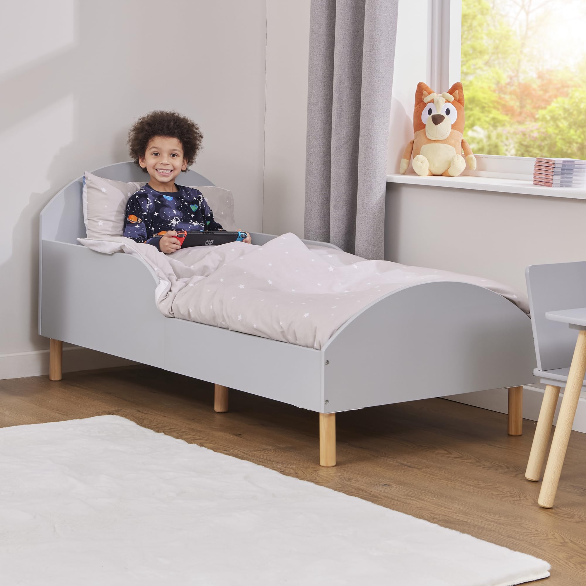 Rackhams Grey Kids Toddler Bed