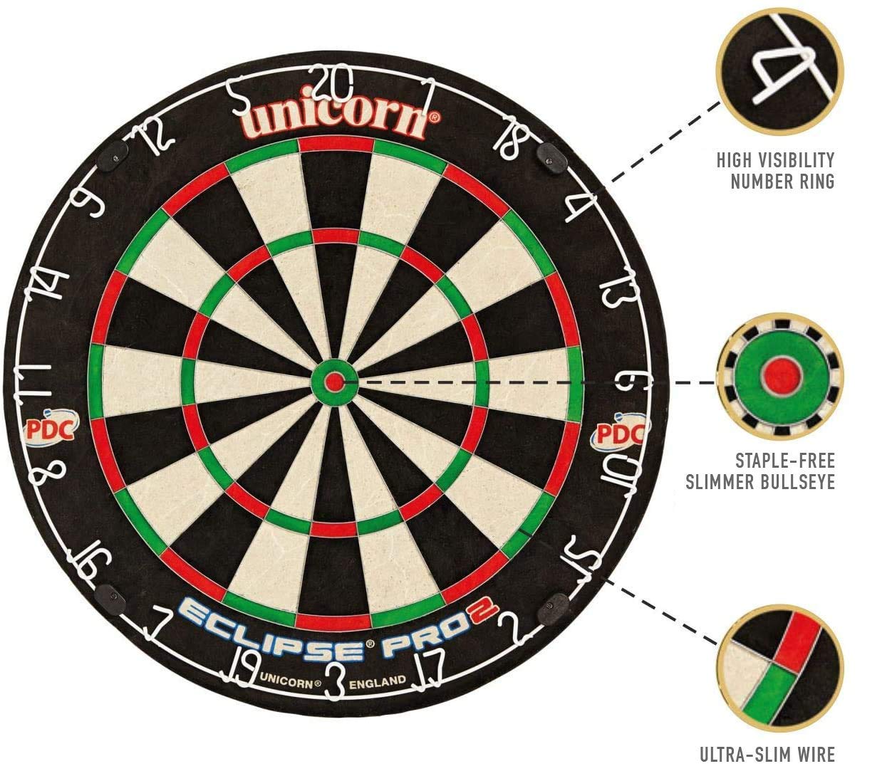 Mission Torus 270 Ledverlichting Blue (Blauw) - Sonny's Darts