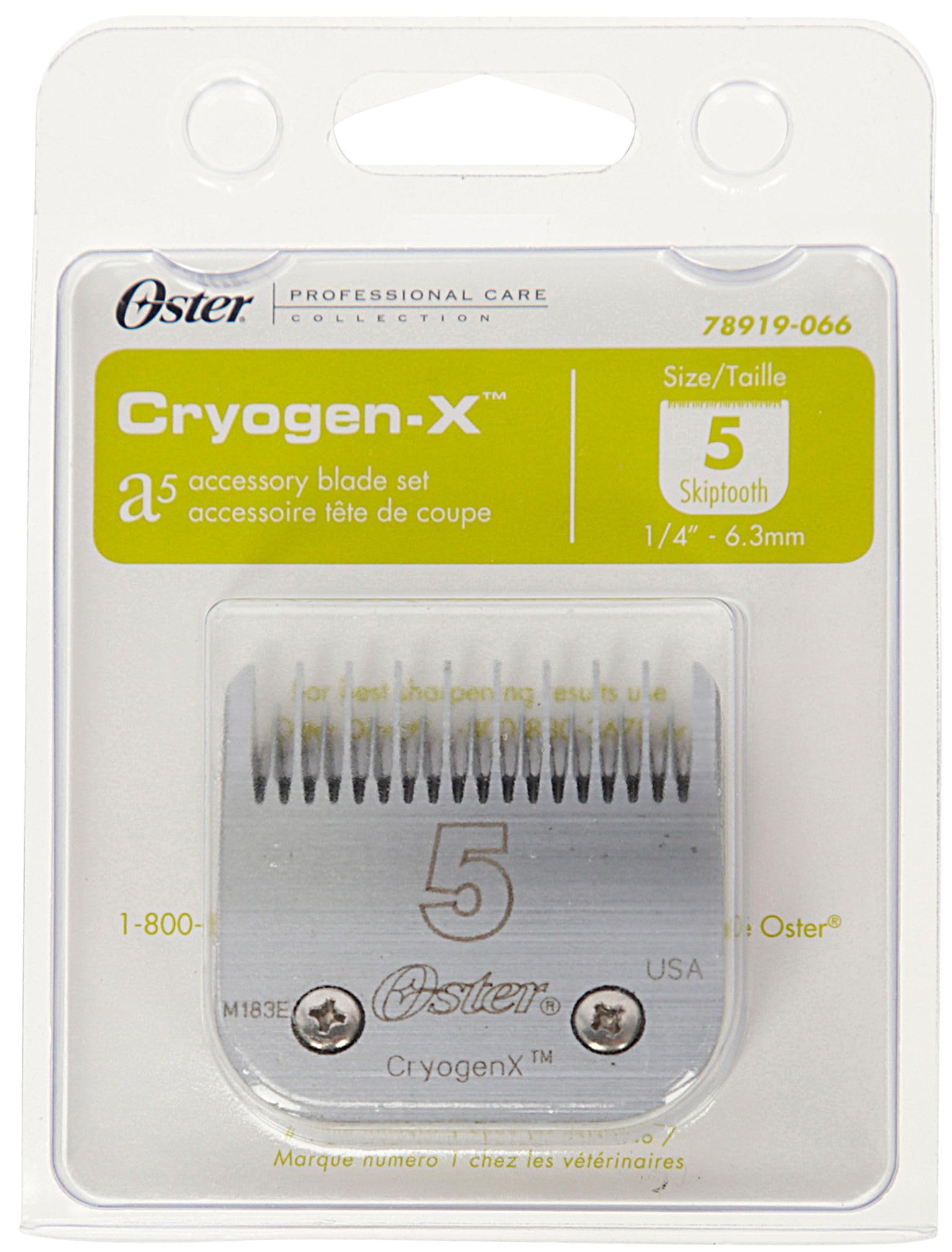Oster 78919-066 Scherkopf Nummer 5 Length 6,3 mm Skip Tooth