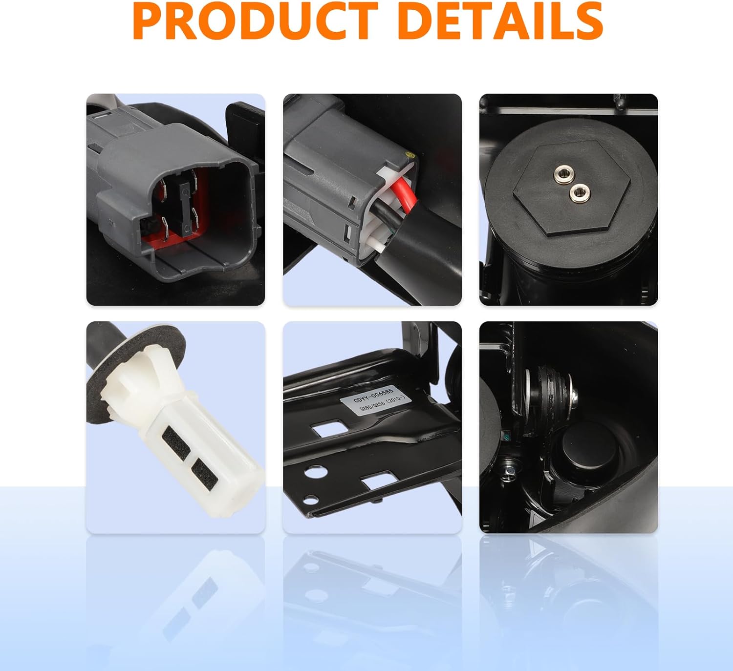 Rear Air Suspension Compressor kit Compatible with Infiniti QX56 2011-2013 QX80 2014-2023 for Nissan Armada 5.6L V8 AT 2017-2023 Replace 53400-1LA4C 53400-1LA 4A 53400-1LA4B