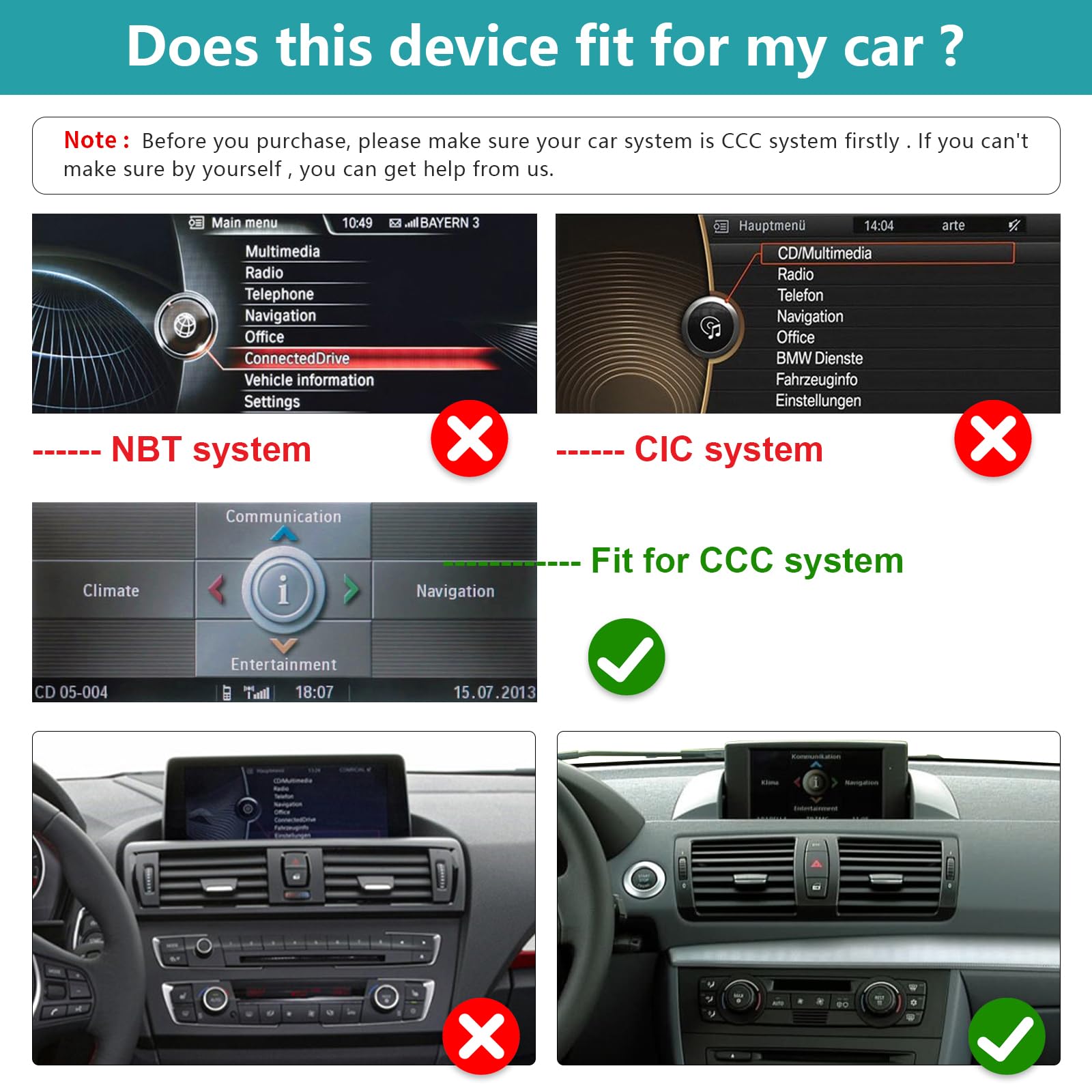 BMW 1 serie 10.25 inch E81 t/m E87 Carplay en Android auto navigatie