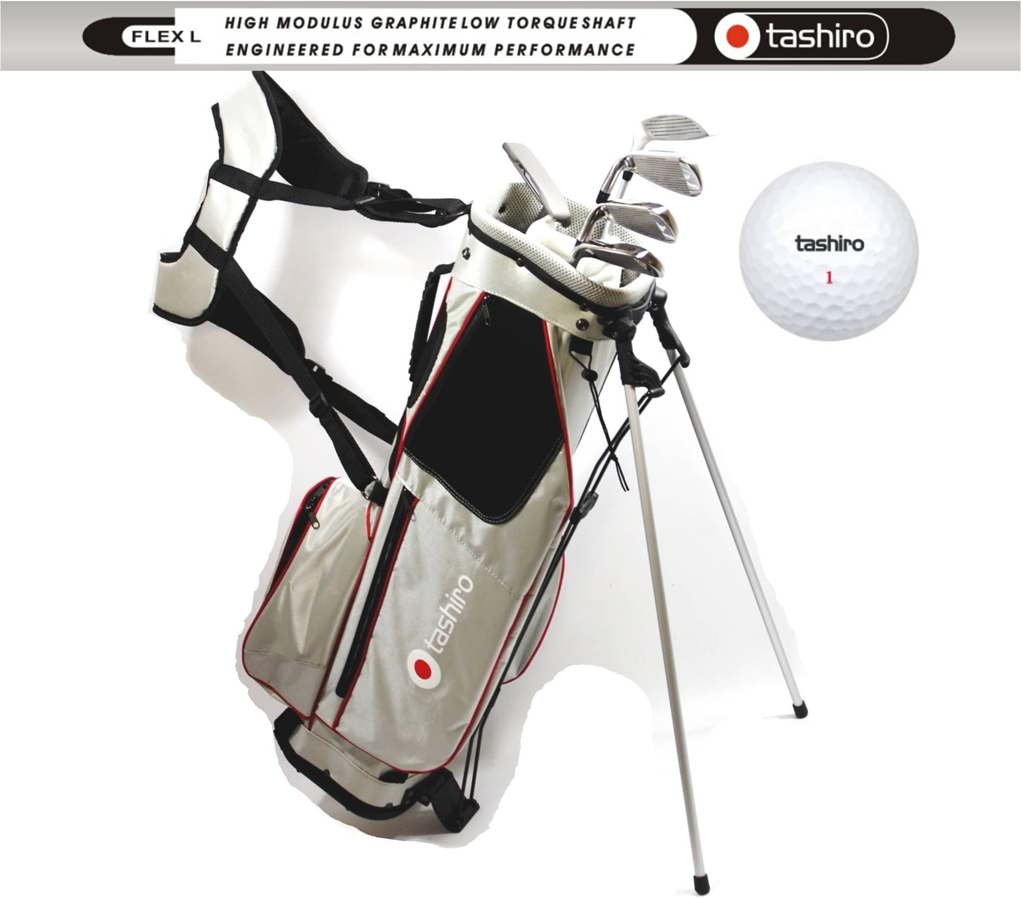 Ladies Hybrid Golf Clubs Set + Bag + Balls by TASHIRO