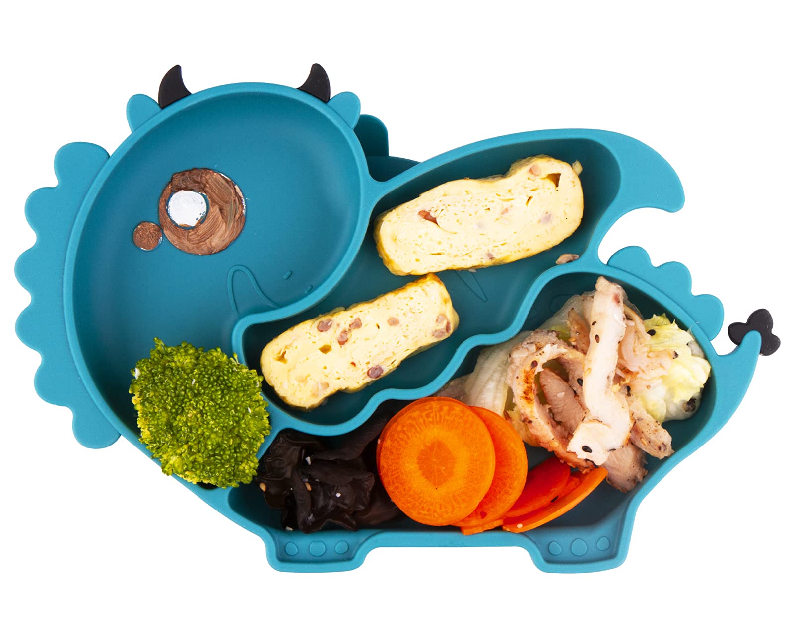 Set Repas Bébé 8 En 1 - Assiette Ventouse + Bol + Couverts + Bavoir - Silicone Alimentaire - Sécurité Et Facile à Nettoyer