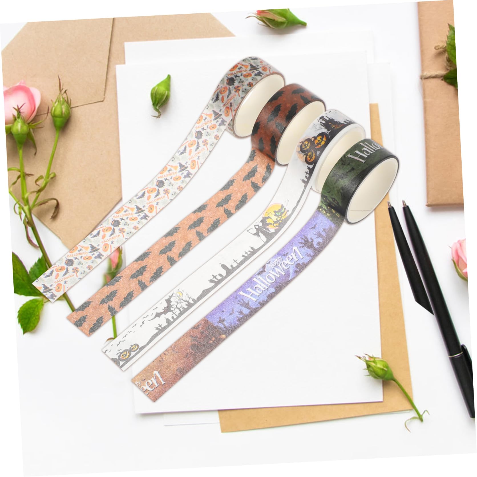 SEWACC 168rollos Cintas Washi De Halloween Decorativos para Manualidades y por y Proyectos