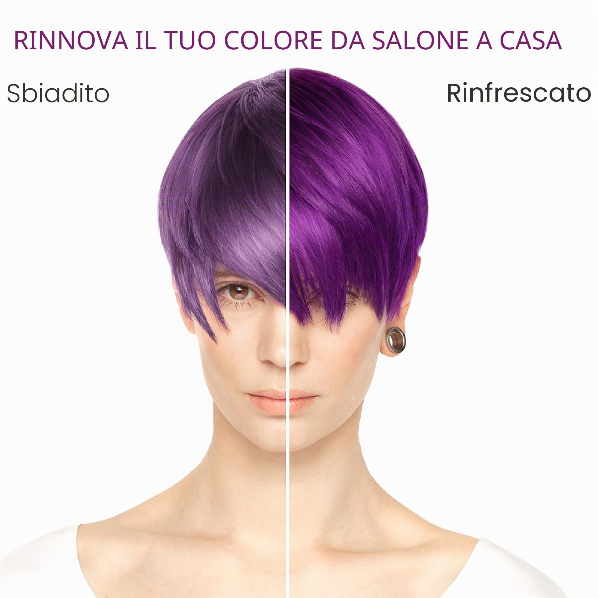Celeb Luxury Viral Semi Permanent Colorwash Shampoo - Extreme Purple 240ml