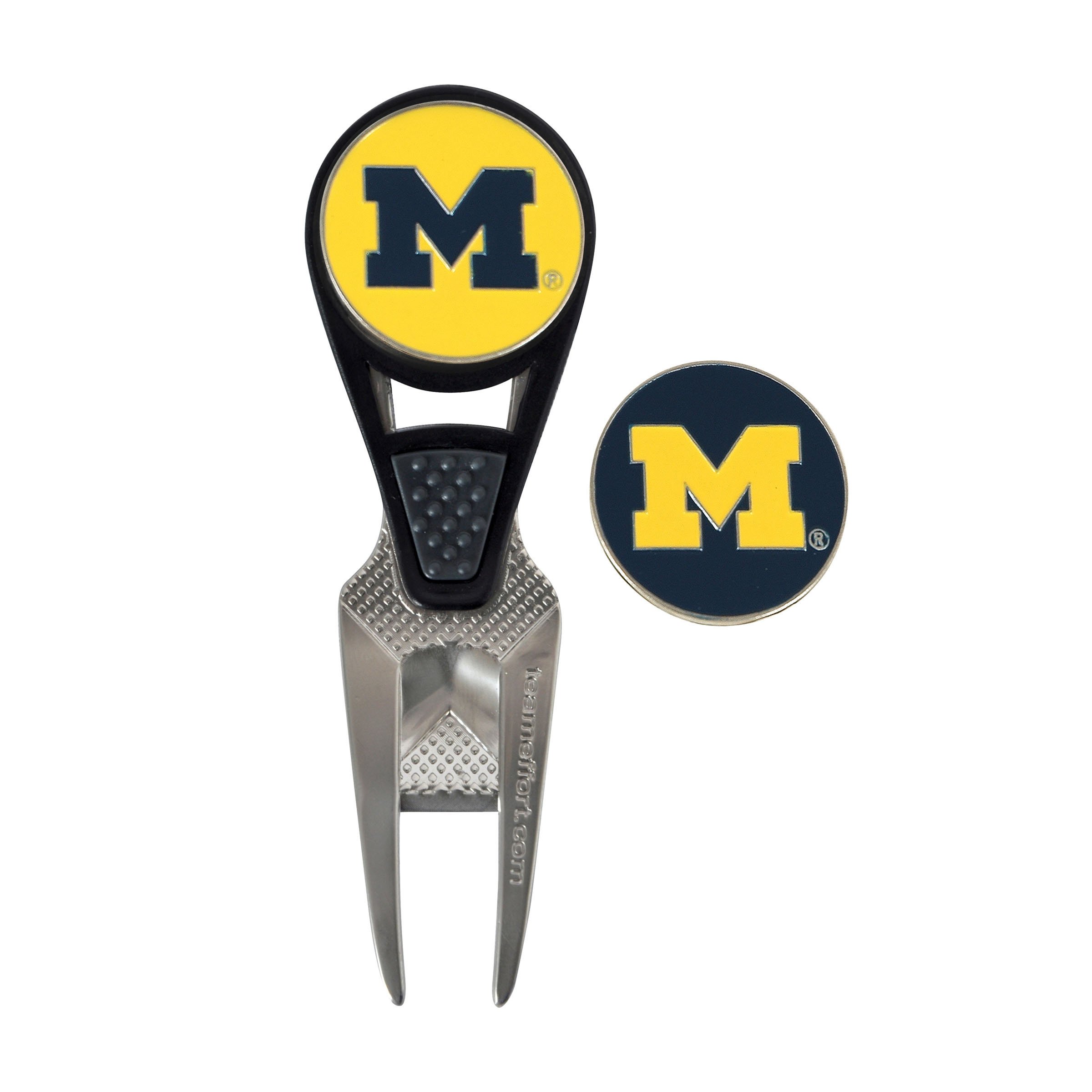 Team Effort Collegiate CVX Ball Mark Repair Tool & 2 Ball Markers