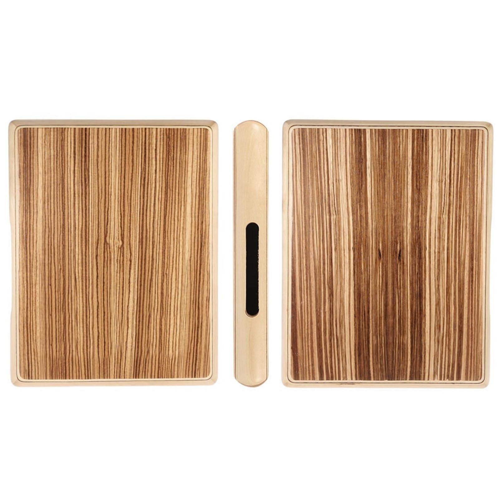 Cajon Kompaktes Reise-Cajon, flache Handtrommel, Perkussionsinstrument, 31,5 x 24, 4, cm