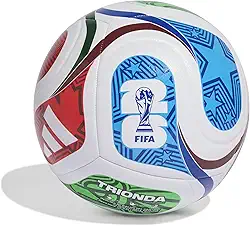 adidas Bola de treinamento Trionda Copa do Mundo 26 da FIFA para adulto unissex branco 38 EU