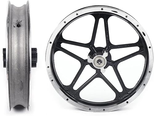 Miniatura 2 de Llanta de neumático de 2.50-10 pulgadas, llantas delanteras y traseras para mini bicicleta de bolsillo, E-bike de 49-50 cc, cubo de llantas de