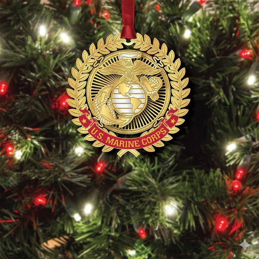 ChemArt United States Marine Corps Logo Ornaments