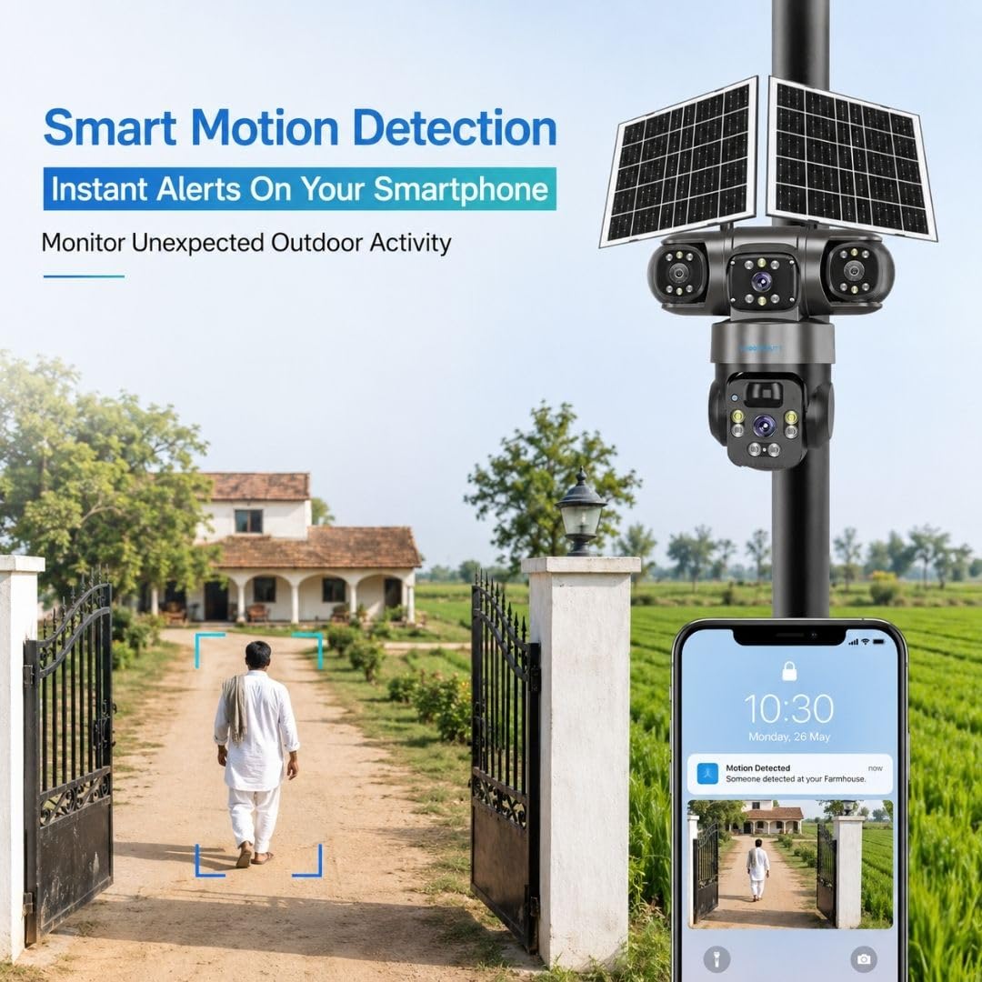 XUGA Cybernautt X10A Solar Security Camera -9