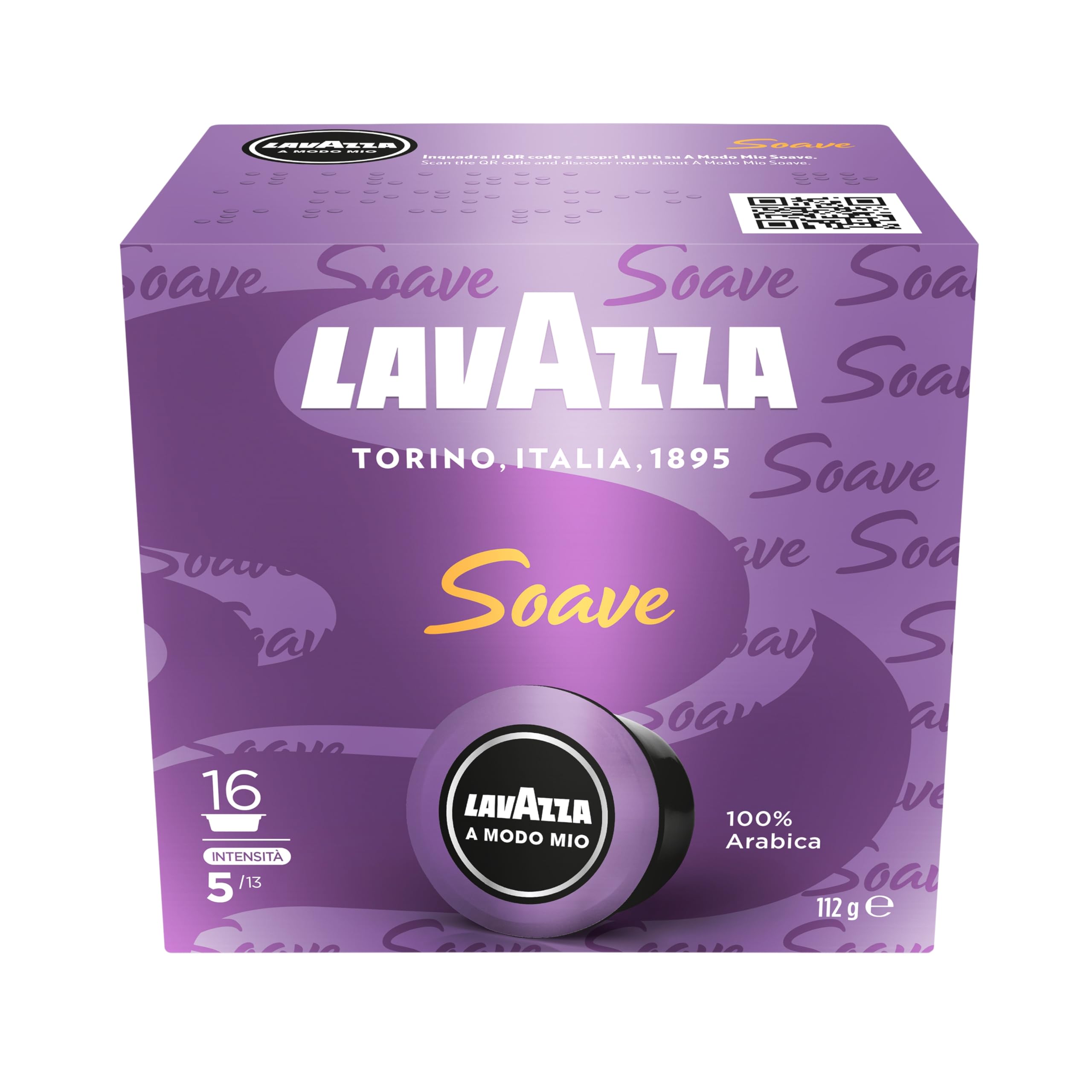 Lavazza A Modo Mio Lot de 16 capsules de café à expresso 256 capsules