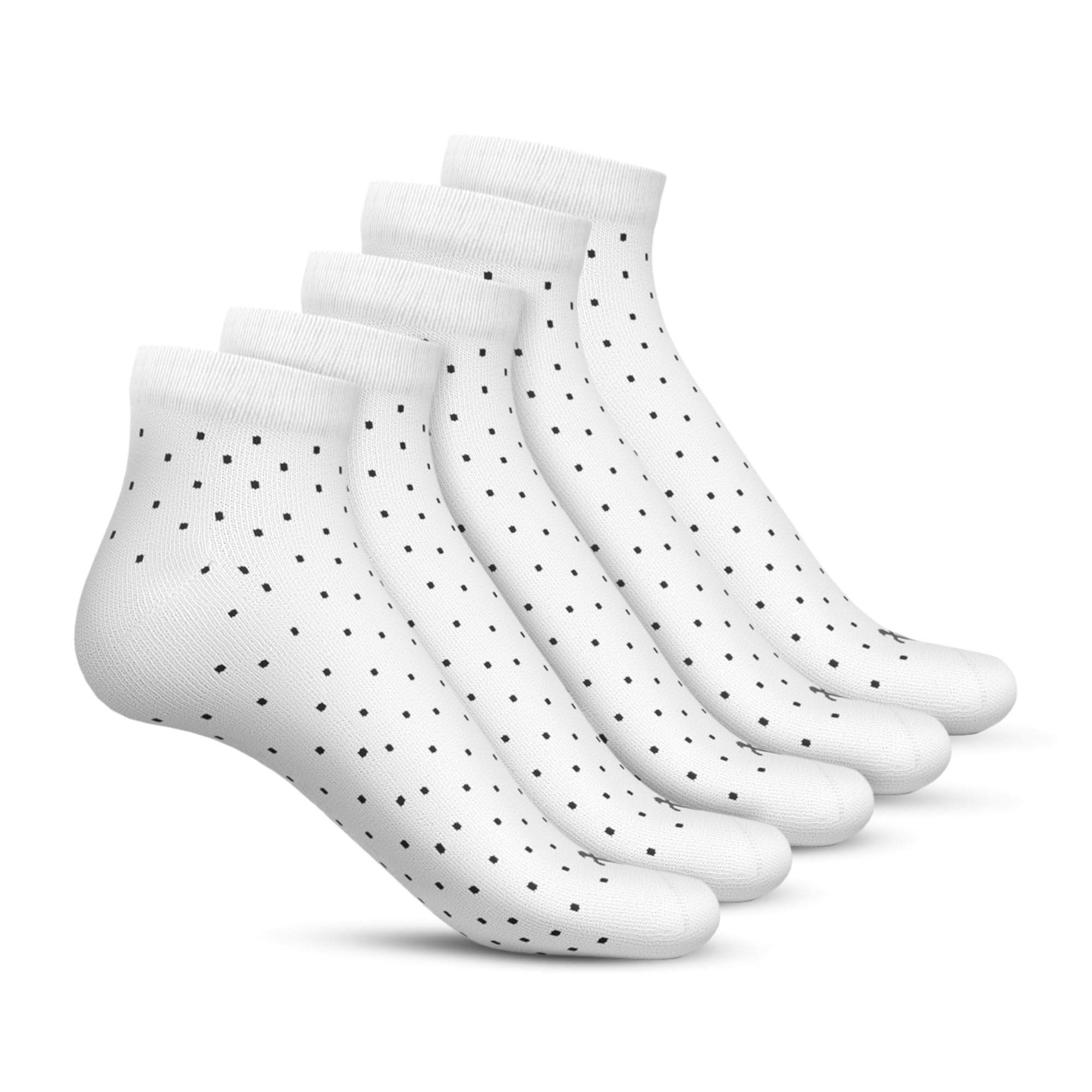 Bamboo Ankle Socks for Men & Women Office, Lounge, Cycling & Running Seamless, Super Soft, Breathable & Anti-Odor - Pack of 5-image-47