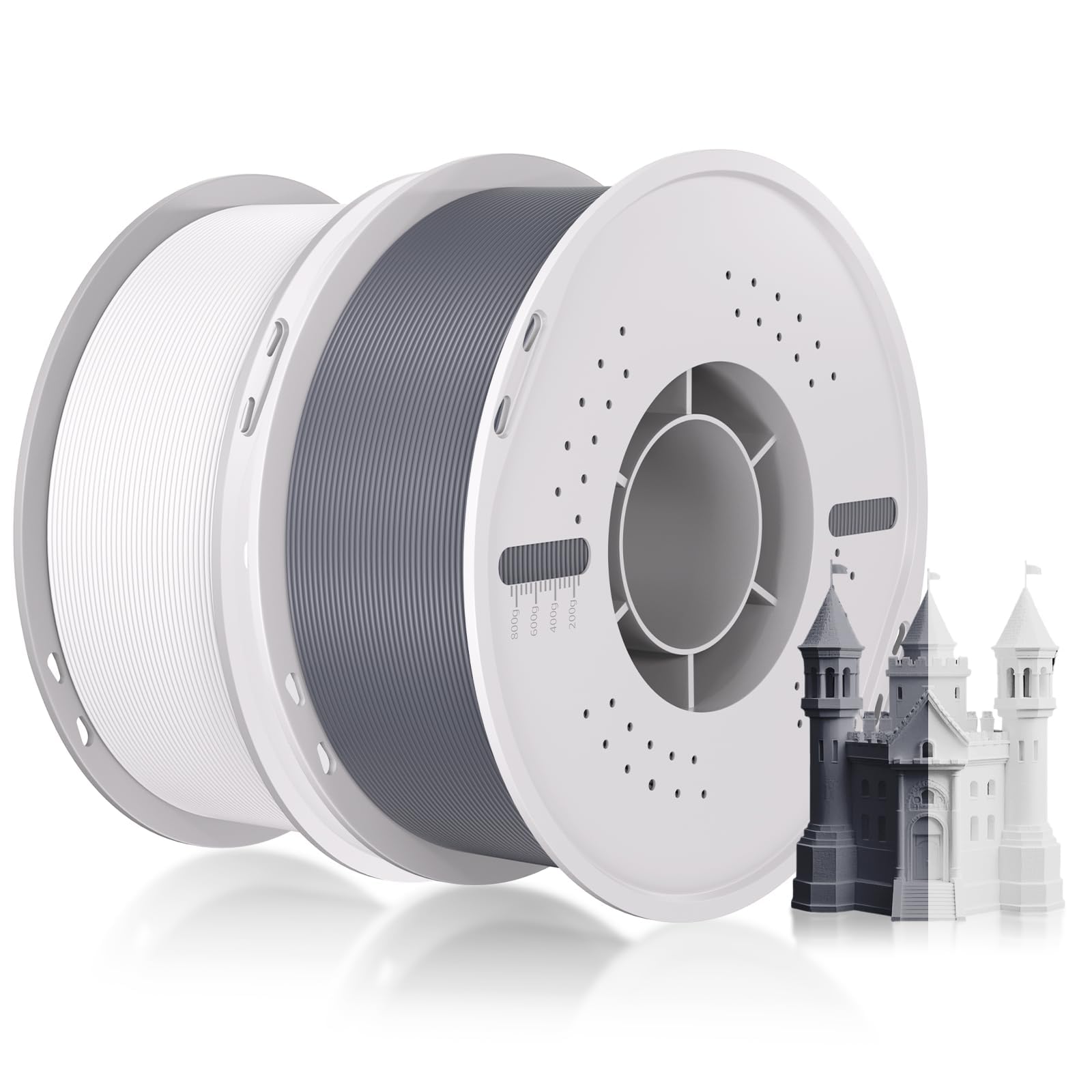 PLA Filament 1.75mm pour Imprimante 3D,Précision Dimension+/-0.03mm