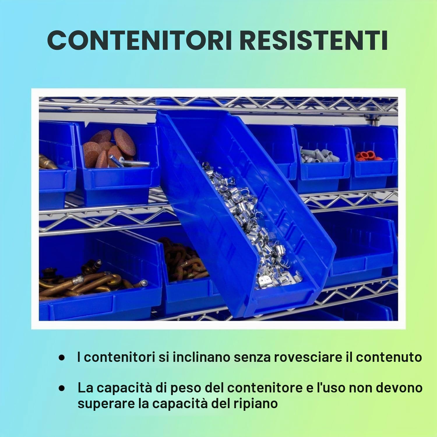 Akro-Mils 30130 Plastic Shelf Bins, Heavy Duty Storage Bins for Garage, Closet, and Drawer Organization, 30.48 cm x 16.51 cm x 10.16 cm, Red, 12-Pack