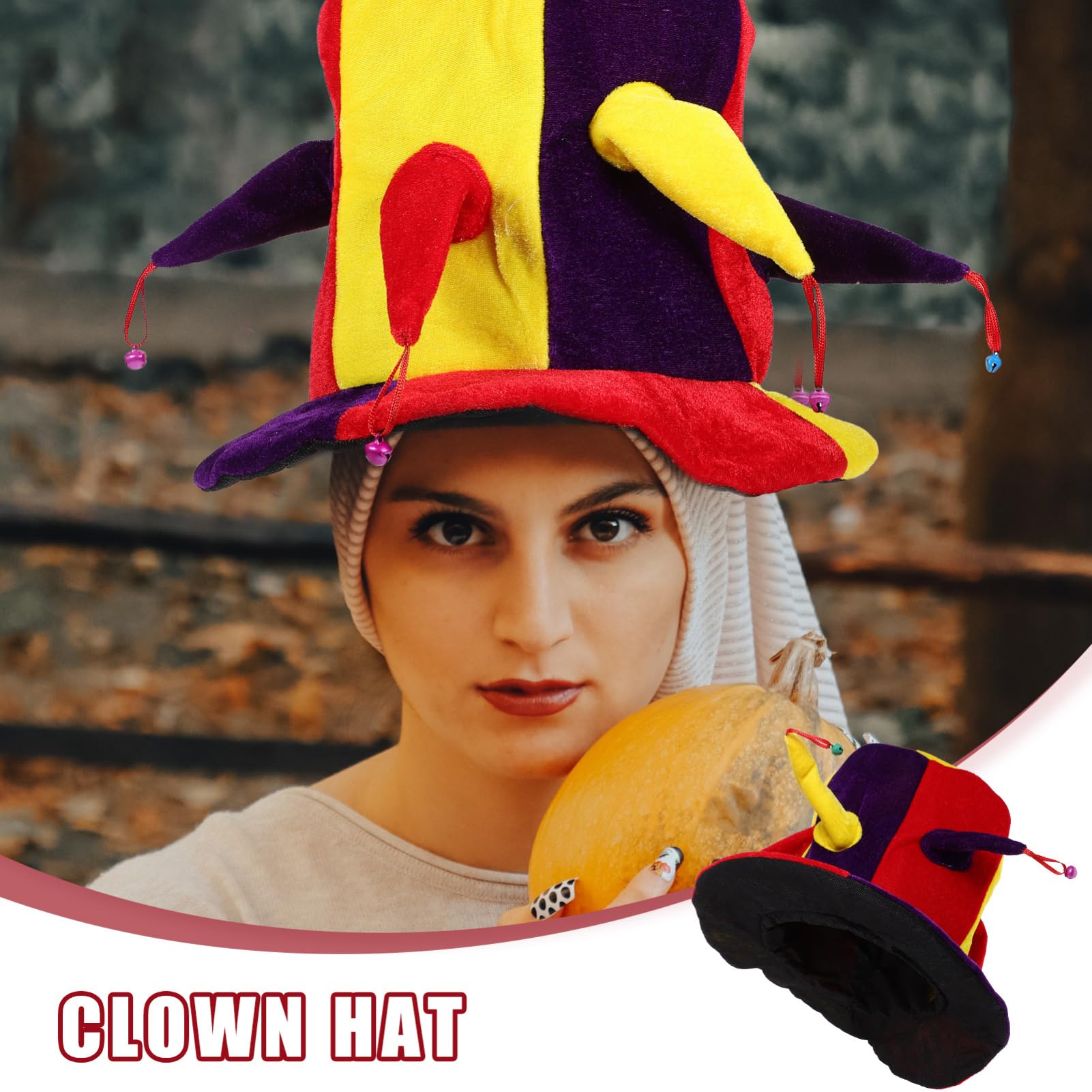 BESTYASH Sombrero De Copa De Campana Poligonal Sombrero De Poligonal Sombrero De Divertido Sombrero De Clásico Sombrero De Cosplay De Halloween Para Mujer Sombreros De