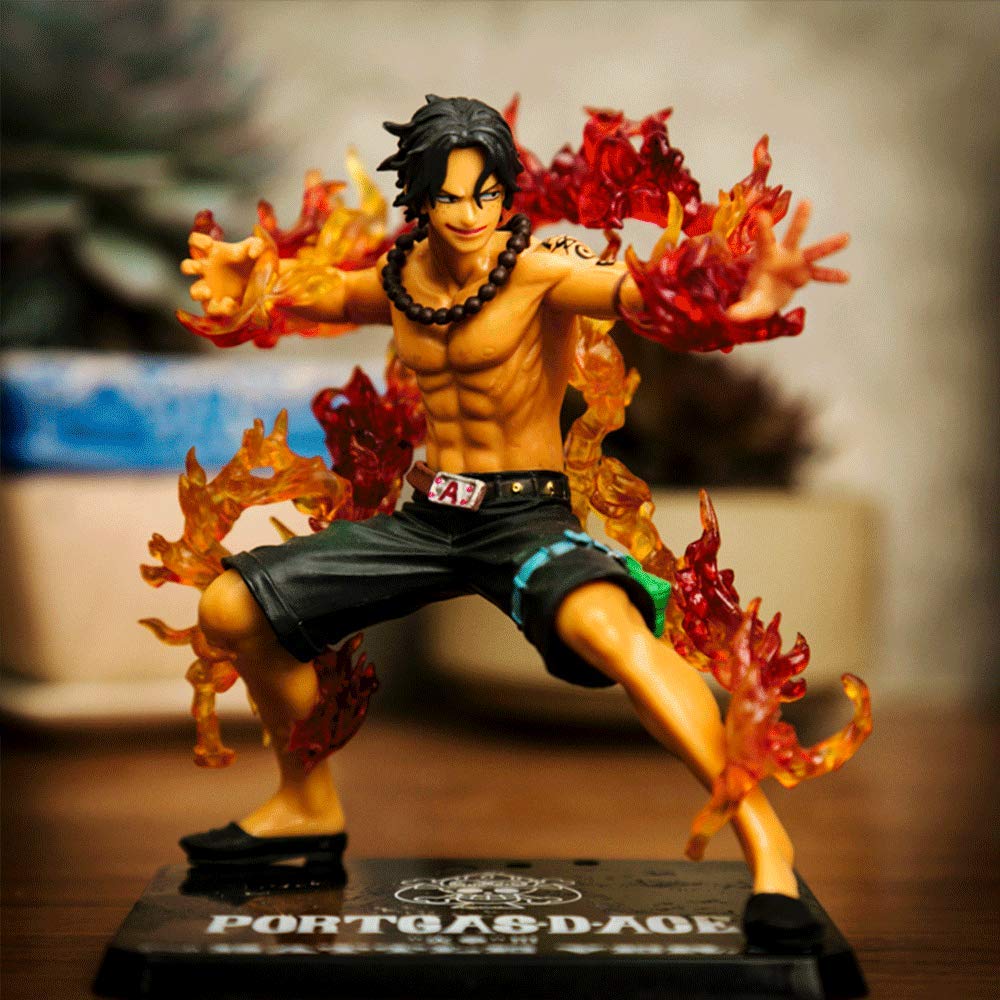 Buy ONE PIECE Straw Hat Luffy and Fire Punch ACE Garage Kit, 10.6 inch