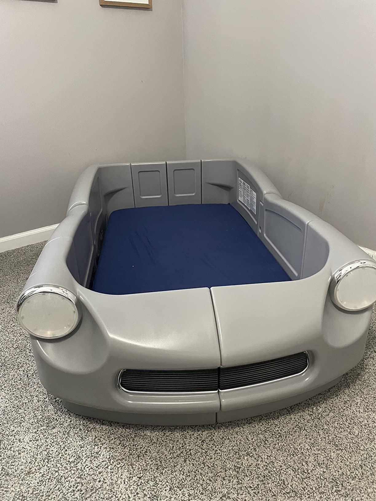 27/mo Finance Step2 Roadster ToddlertoTwin Bed Gray with White