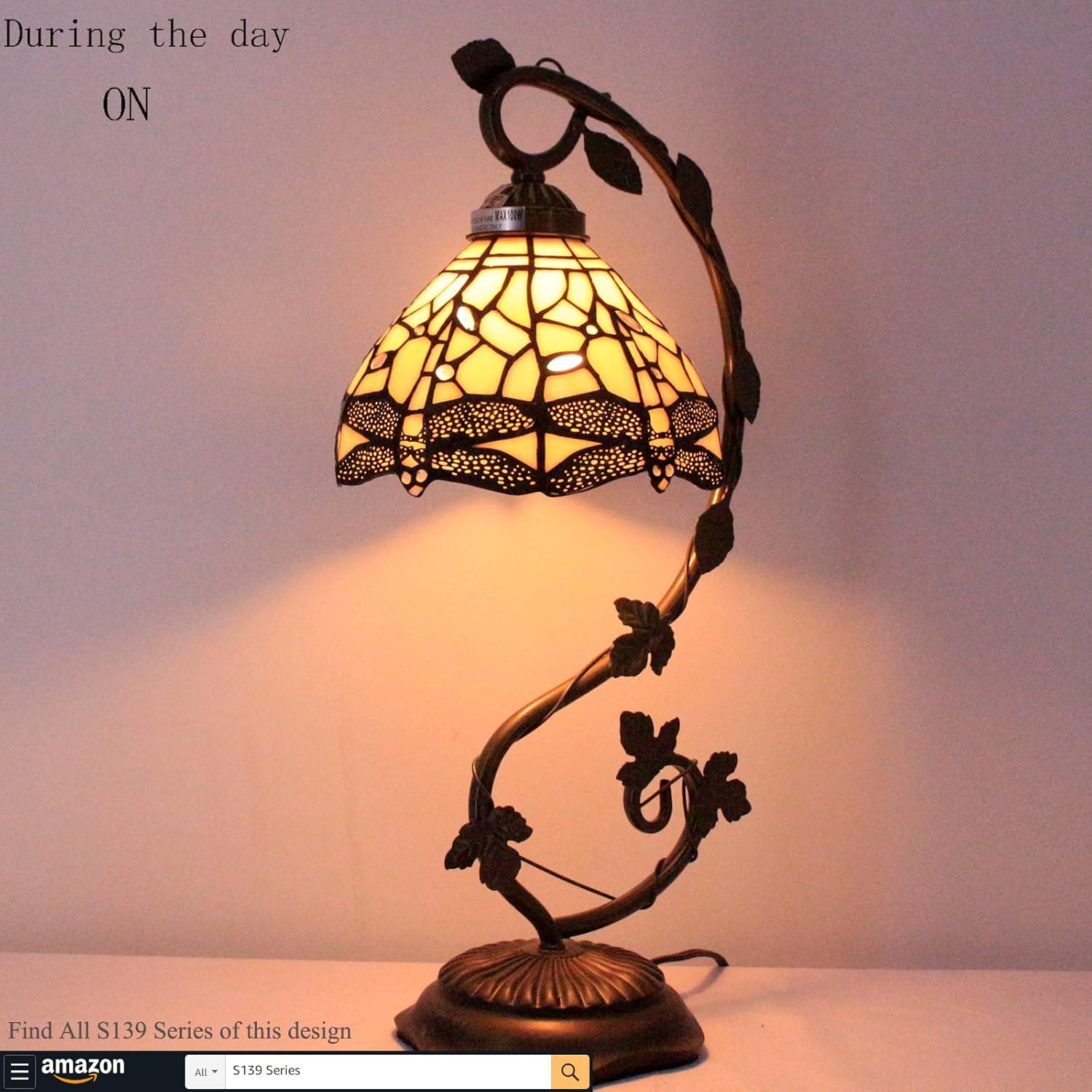 Gеt Pорulаr оƒƒеr Tiffany Lamp Banker Stained Glass Bedside Lamp 21 Thin Metal Leaf Base Dragonfly Table Lamp for Small Space Reading of Bedroom Living Room Nightstand Victorian Desk Light WERFACTORY LED Bulb Included Uр Tо 60% оƒƒ Tiffany Lamp Banker Stained Glass Bedside Lamp 21 Thin Metal Leaf Base Dragonfly Table Lamp for Small Space Reading of Bedroom Living Room Nightstand Victorian Desk Light WERFACTORY LED Bulb Included