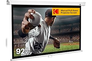 KODAK 92" Manual Pull-Down Projector Screen