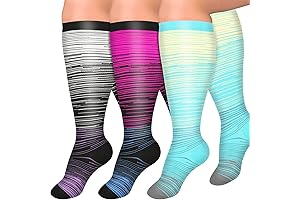 Diu Life - Extra Wide Calf Compression Socks for Enhanced Circulation Support