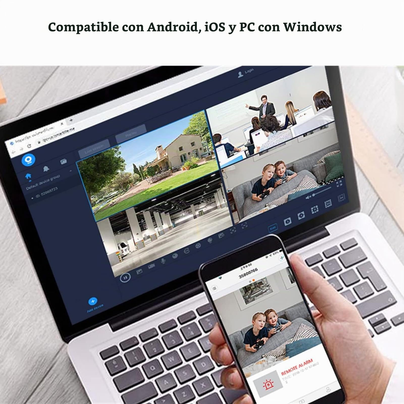 Annadue Cámara WiFi, Cámara Inalámbrica para Seguridad del Hogar, Cámara de Seguridad con Enchufe USB, Cámara para Mascotas HD 1080p con Visión Nocturna, Detección de Movimiento,