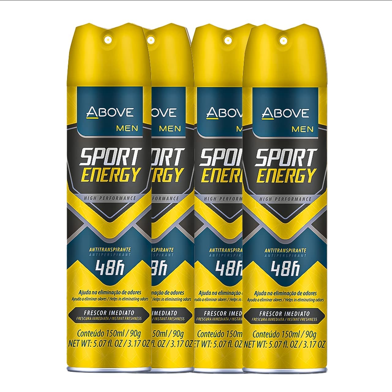 ABOVE Sport Energy MAXX 48H Antiperspirant Deodorant Dry Spray for Womens -Blocks Sweat, Odor Protection, No Stain & Quick-Drying -Instant Freshness -Floral Scent Deodorant Spray For Women- 8.45 fl oz