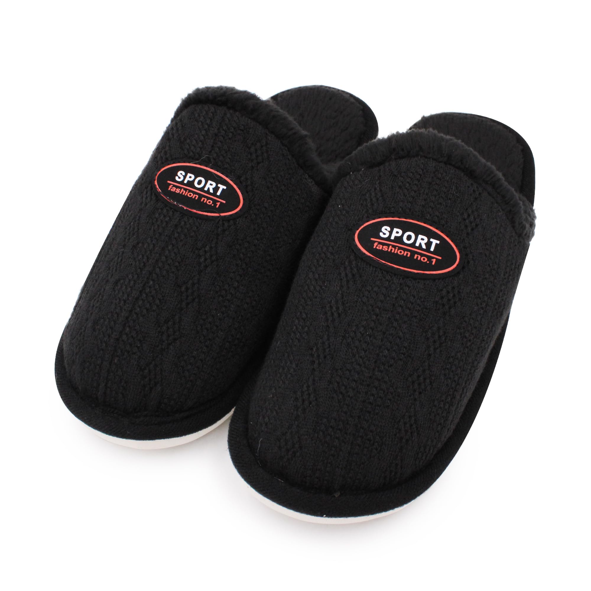 vritraz Men’s Plush Winter Slippers | Soft Furry Lined Indoor Slides | Warm Comfortable Anti-Slip Home Footwear-picture-31