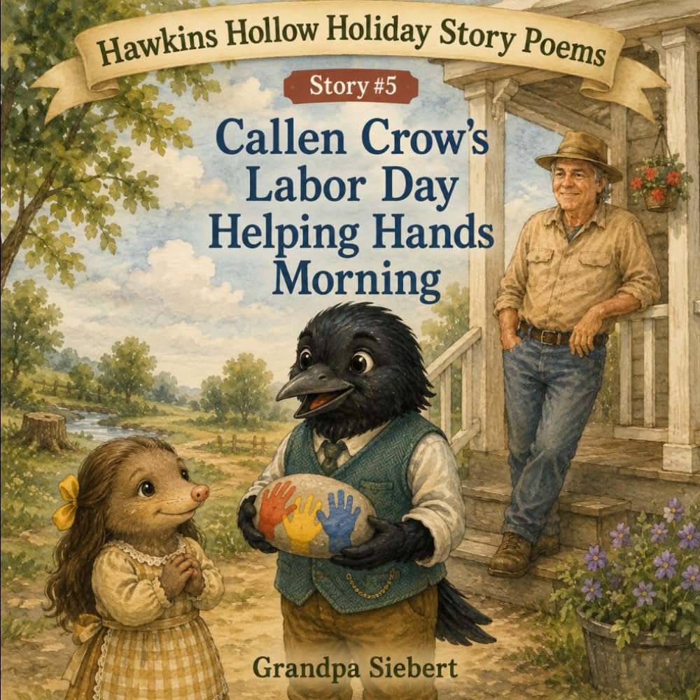 Callen Crow's Labor Day Helping Hands Morning (Hawkins Hollow Holiday Story Poems)