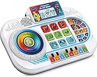 VTech Kidi Superstar Jr. DJ Mixer - Kids DJ Toy with Light-Up Turntable, Piano, Record Music & Learning Songs Ages 3-6