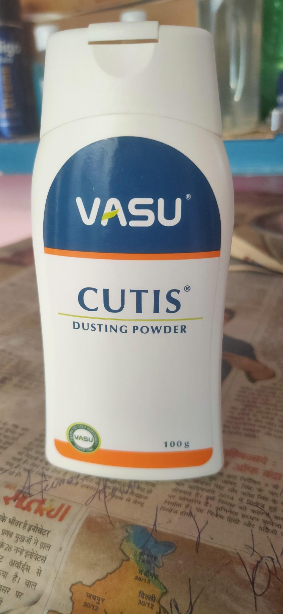 Buy Vasu Healthcare Cutis Dusting Powder, 100gm (Pack of 2) Online at