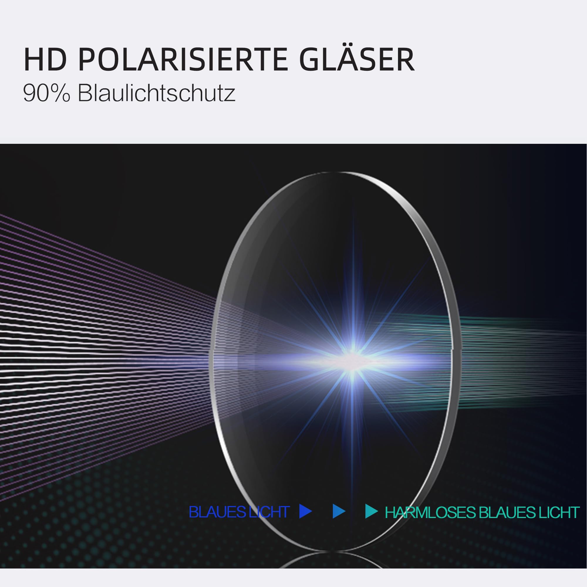 ZENOTTIC Blaulichtblockierende Brille für Kinder, blendfreie Gläser, leichter Rahmen, Computerbrille für Jungen und Mädchen (schwarz)