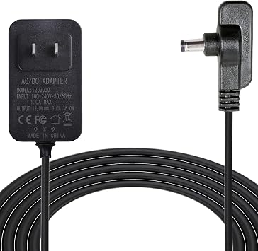 12V Charger Cord for Shark FlexBreeze FA222WH FA302WH Wireless Portable Fan